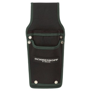 Ochsenkopf Keiltasche OX 127-0000 aus Polyester, schwarz, zur Aufbewahrung von Keilen am Gürtel.