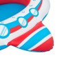 Detailansicht: Bestway Kinder-Schlauchboot Lil' Navigator, Flugzeug-Design mit blau-roten Streifen.