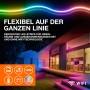 LEDVANCE LED-Strip Neon Digitalflex: Flexibler RGB LED-Streifen mit Fernbedienung für Innen- und Außenbereiche.