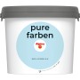 Eimer Alpina Wandfarbe Pure Farben Wellenblau, matte Innenfarbe für Wände.