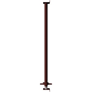 Braune Schake Kanalstrebe Perfekt, Ø 60 mm, 2,5 m, für den sicheren Tiefbau.