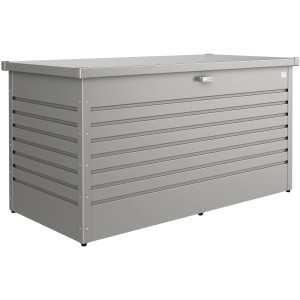 Biohort Freizeitbox Gr. 160 in Quarzgrau-Metallic: Universalbox mit Drehgriff-Zylinderschloss.