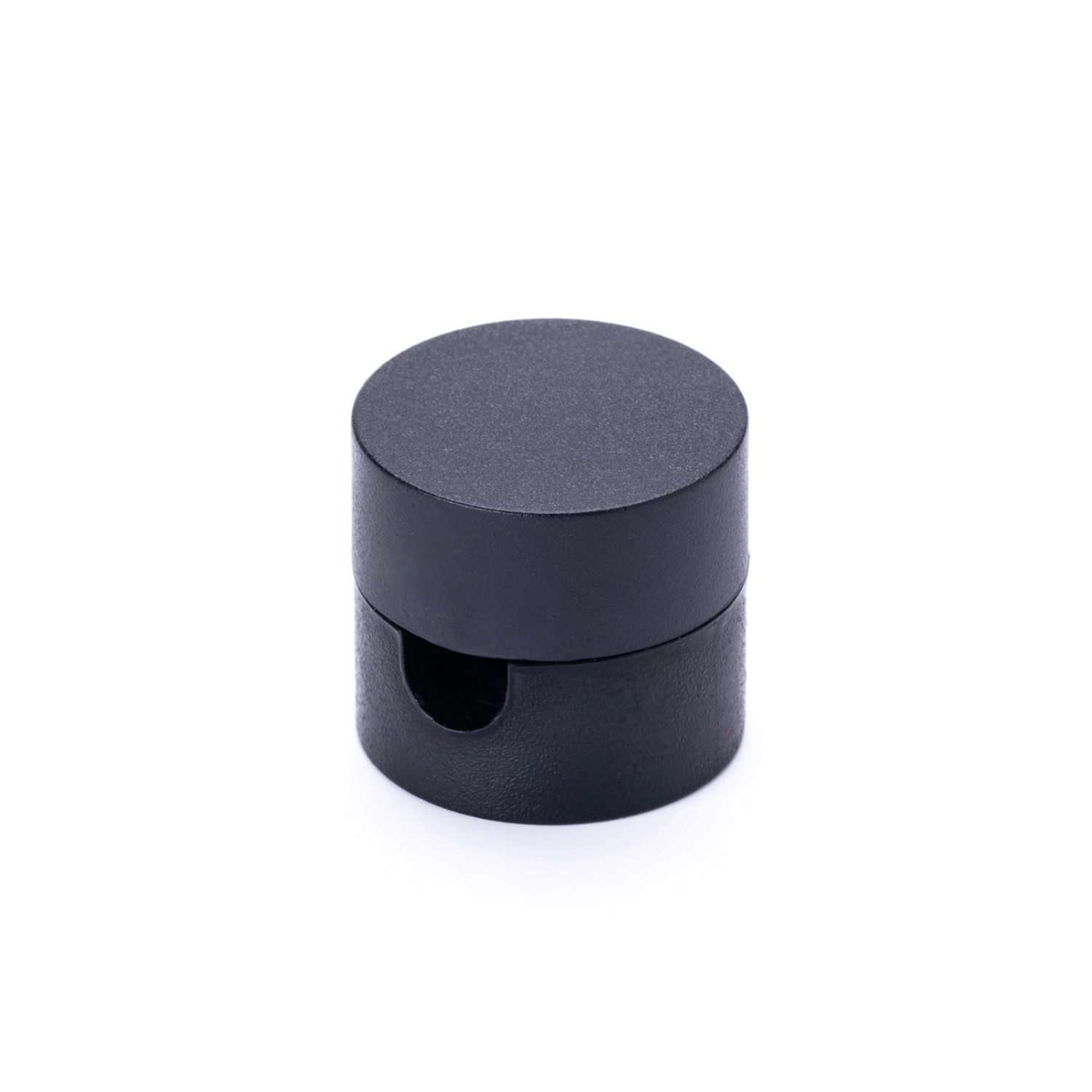 Schwarzer Orion Lightstyle Kabelhalter aus Kunststoff, 5er-Set für Lampen und Leuchten.