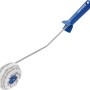 LUX Eckenroller 5 cm mit blauem Griff für präzises Streichen von Ecken.