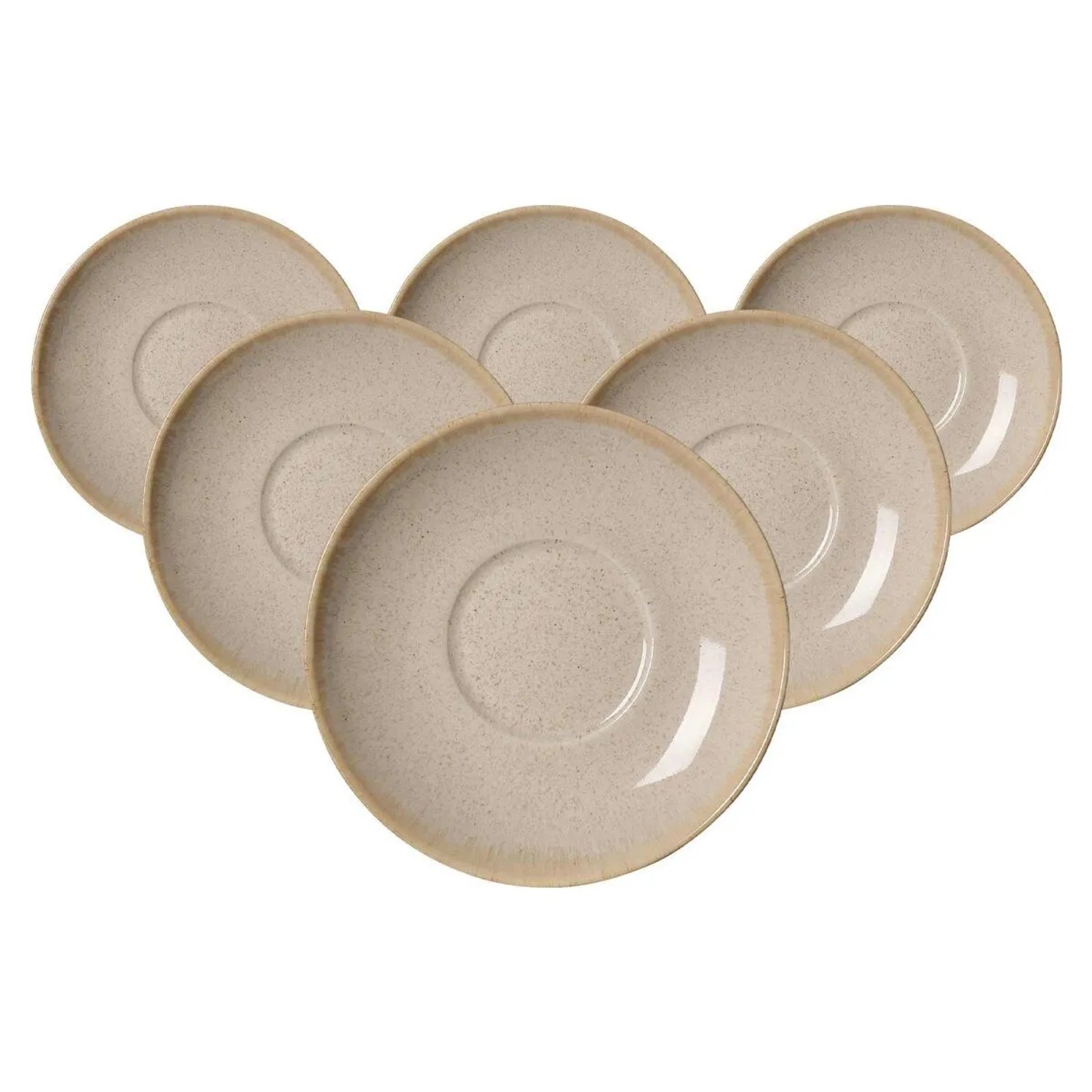 Ritzenhoff & Breker Sahara Kaffeeuntertasse 14,5 cm 6er Set Creme