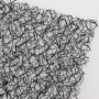 Schwarze Aquagart Böschungsmatte/Ufermatte (13m x 1m) für Teichbepflanzung.