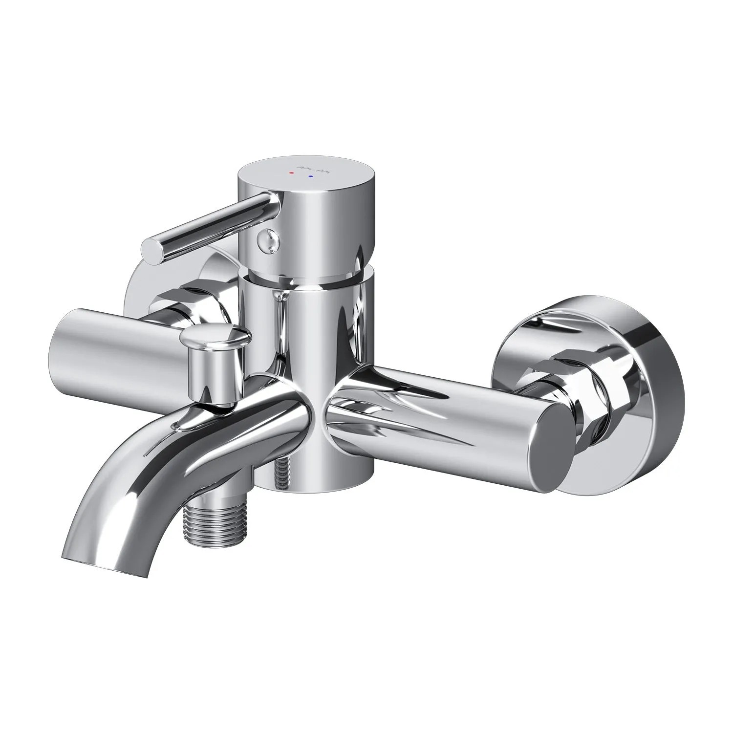 AM.PM Spike Wannenarmatur Chrom, Einhebelmischer für Badewanne und Dusche.