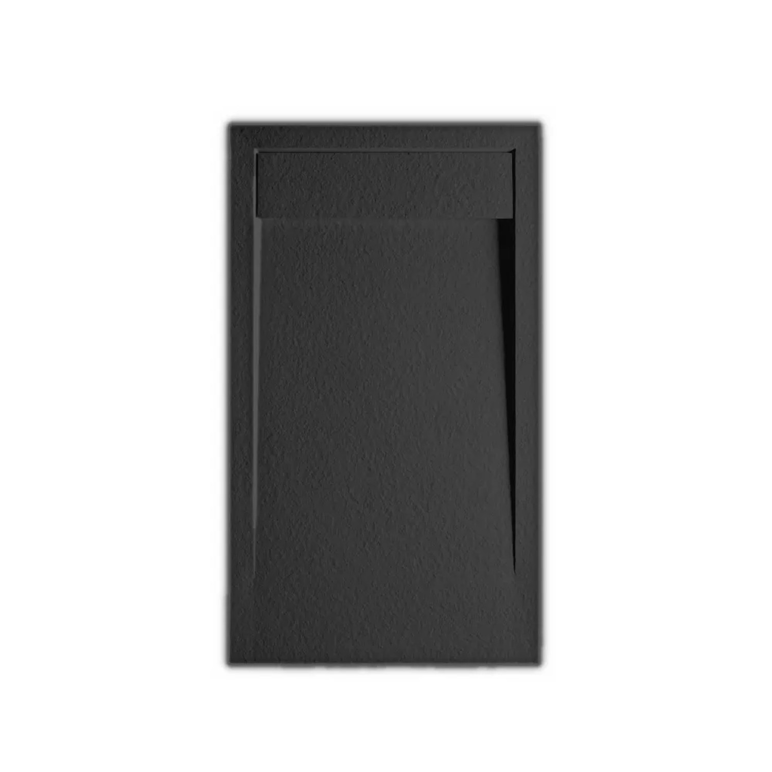 Frascio New Tecnology Duschwanne 70 x 105 cm Schwarz Vulcano Line