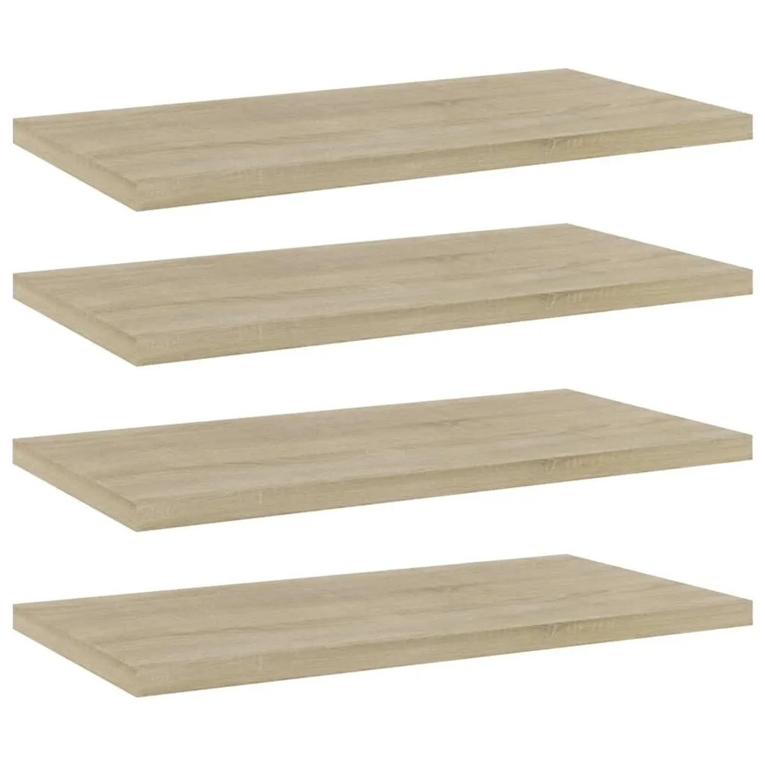 vidaXL Bücherregal-Bretter 4 Stk Sonoma-Eiche 40x20x1,5 cm 805144