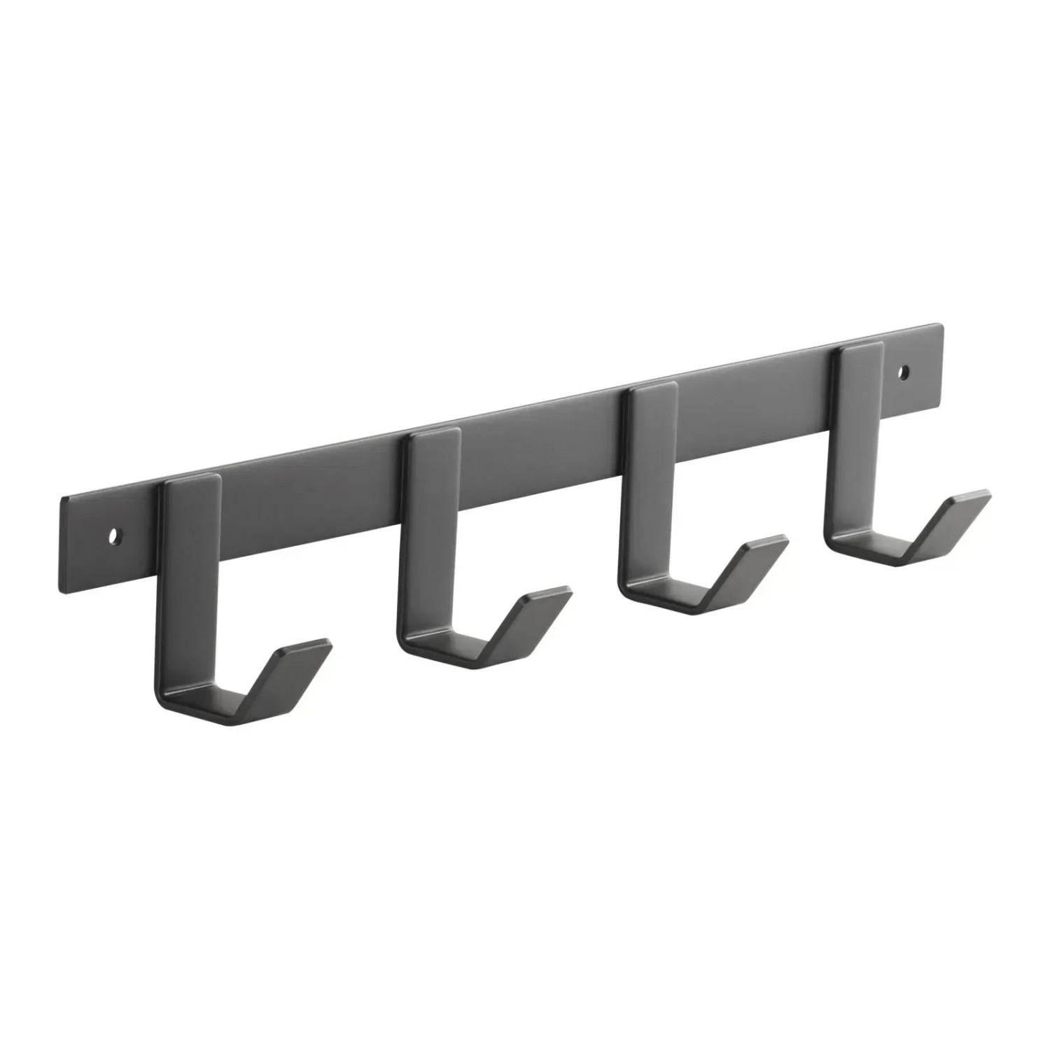 SOTECH Blackline ALBA Hakenleiste Klein 345 mm mit 4 Haken Schwarz Pulverbeschichtet