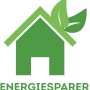 Energiespar-Symbol für Haustür ThermoSpace Palermo, grüne Haus-Grafik mit Blättern.