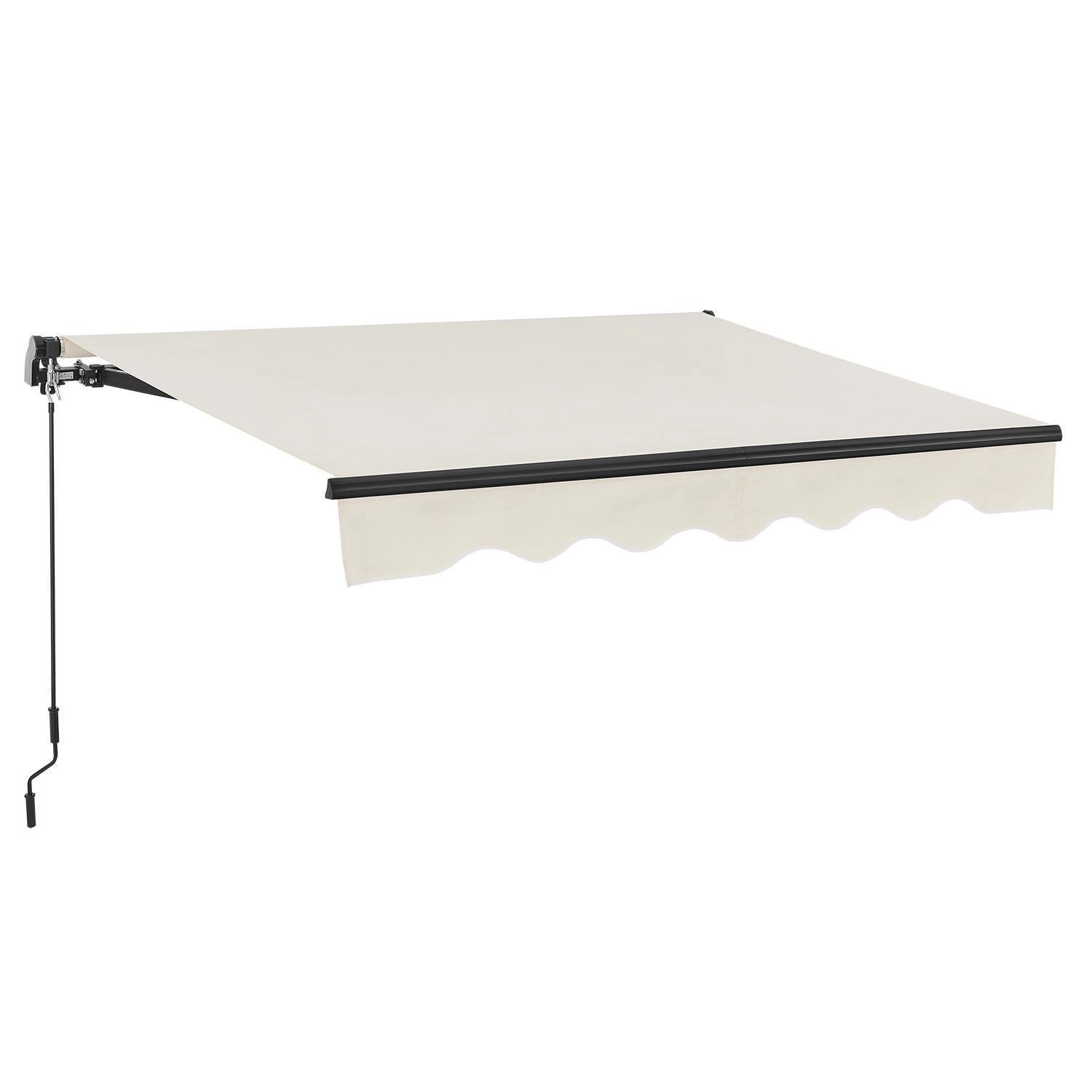 Juskys Gelenkarmmarkise 400 x 300 cm Beige günstig online kaufen