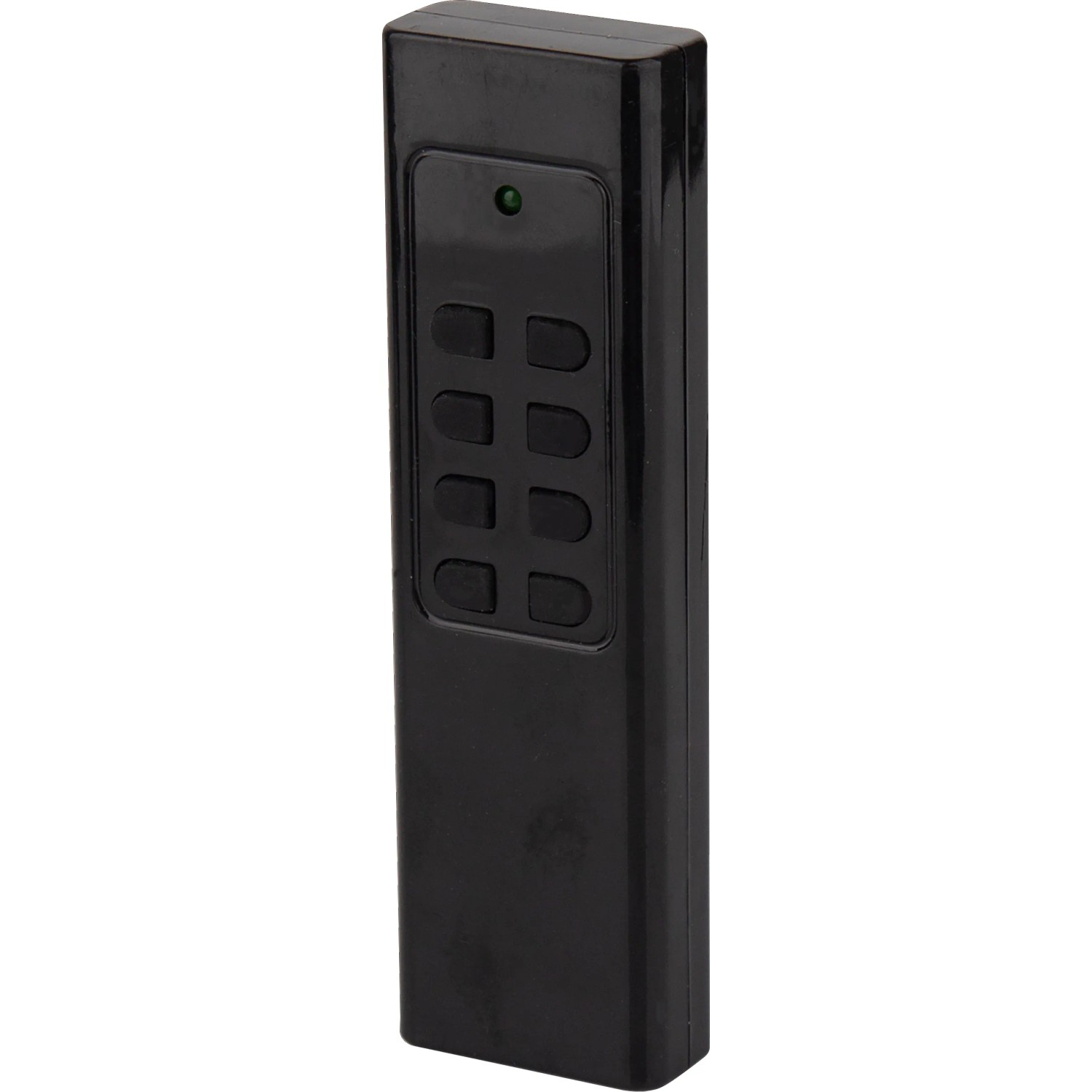 Fernbedienung für Funkschalter-Set zur Hausfunksteuerung, schwarz.