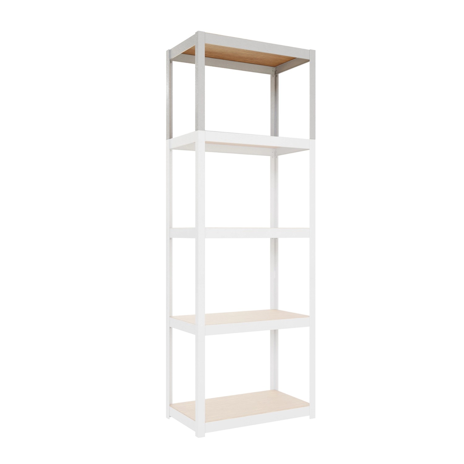 Ar Shelving Erweiterungmodul Rivet Style M 48 x 70 x 40 cm Grauweiß FSC®