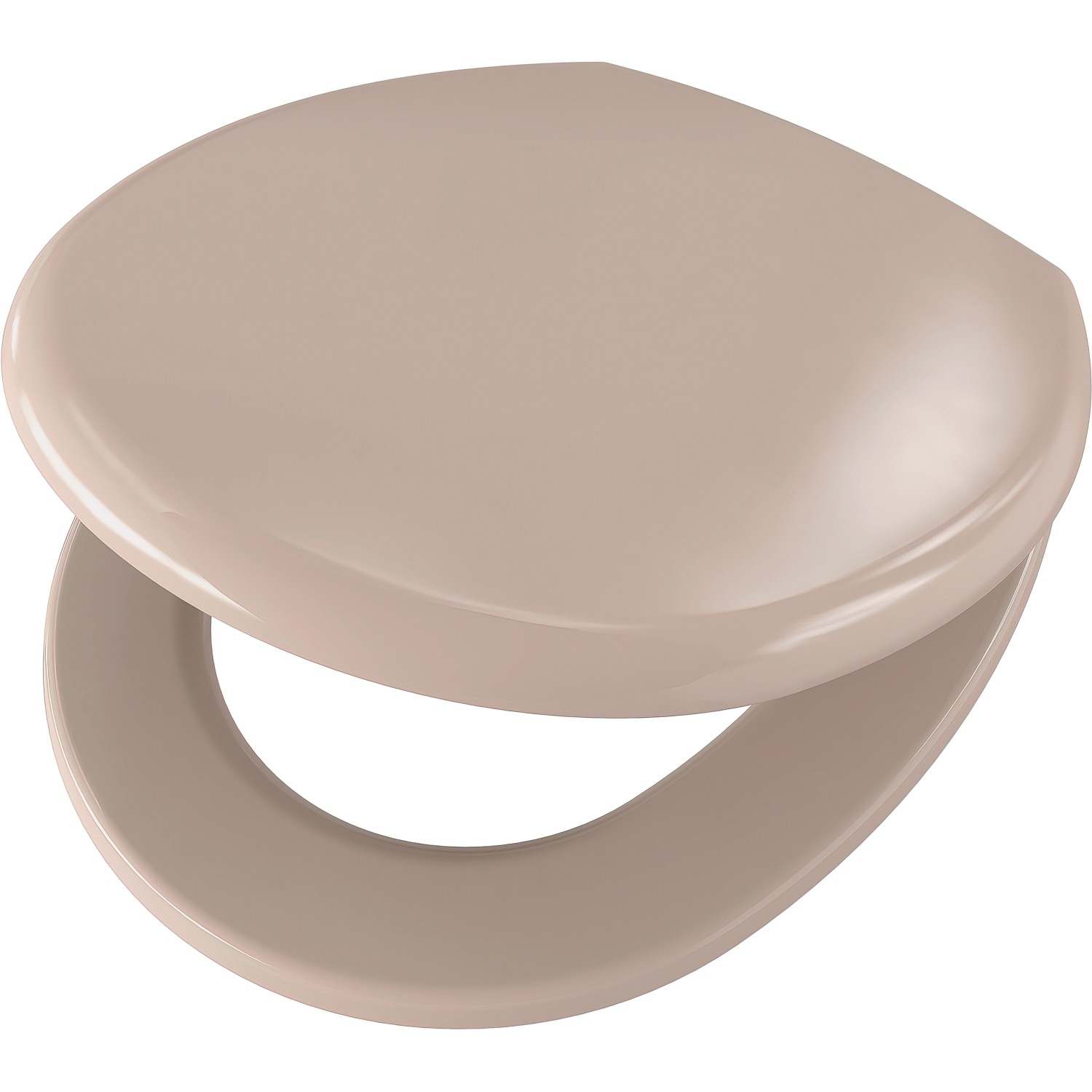 WC-Sitz Kunststoff Beige 36 cm x 44 cm günstig online kaufen