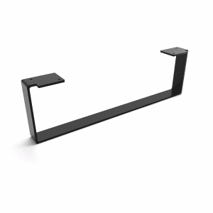 HEVVA Möbelbein LUXEMBURG 15 cm Hoch 50 cm Tief 1 Fuß Schwarz