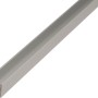 Alberts U-Profil aus Aluminium, 12x12x2000 mm, ideal für Stützen und Schutzkonstruktionen.