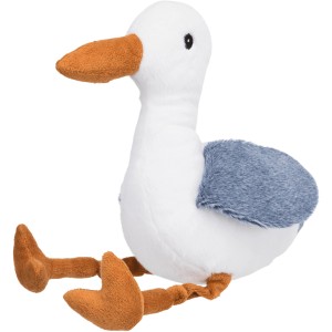 Trixie Hundespielzeug Möwe Hinnerk, Plüschtier mit Sound, 35cm, Be Nordic Kollektion.