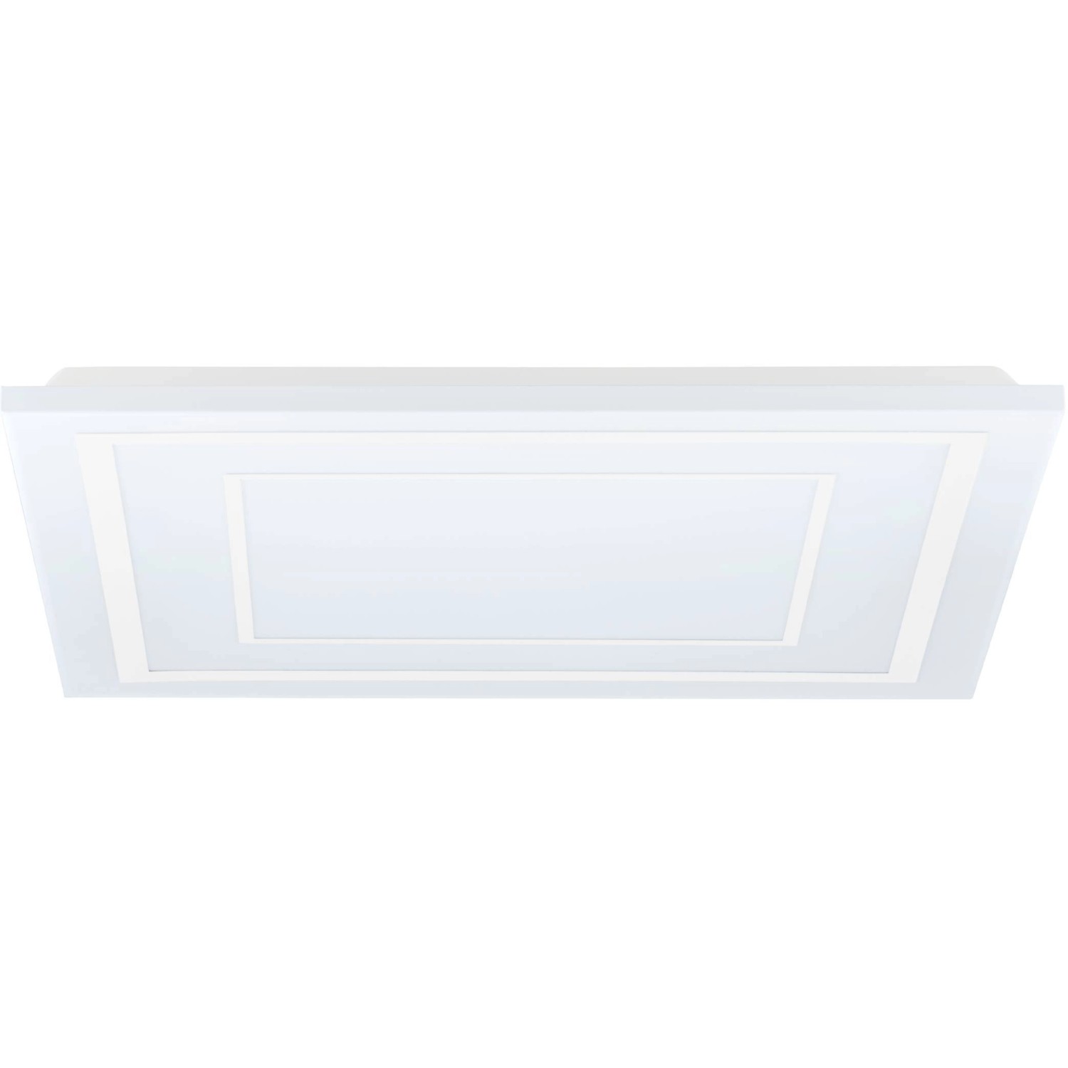 Eglo LED-Deckenleuchte Albarca 43,8 cm x 43,8 cm x 6,9 cm Weiss günstig online kaufen