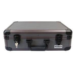 HMF 14502-02 Alu Transportkoffer Kamerakoffer Aufbewahrungskoffer Individuelle Facheinteilung 46 x 15 x 33 cm