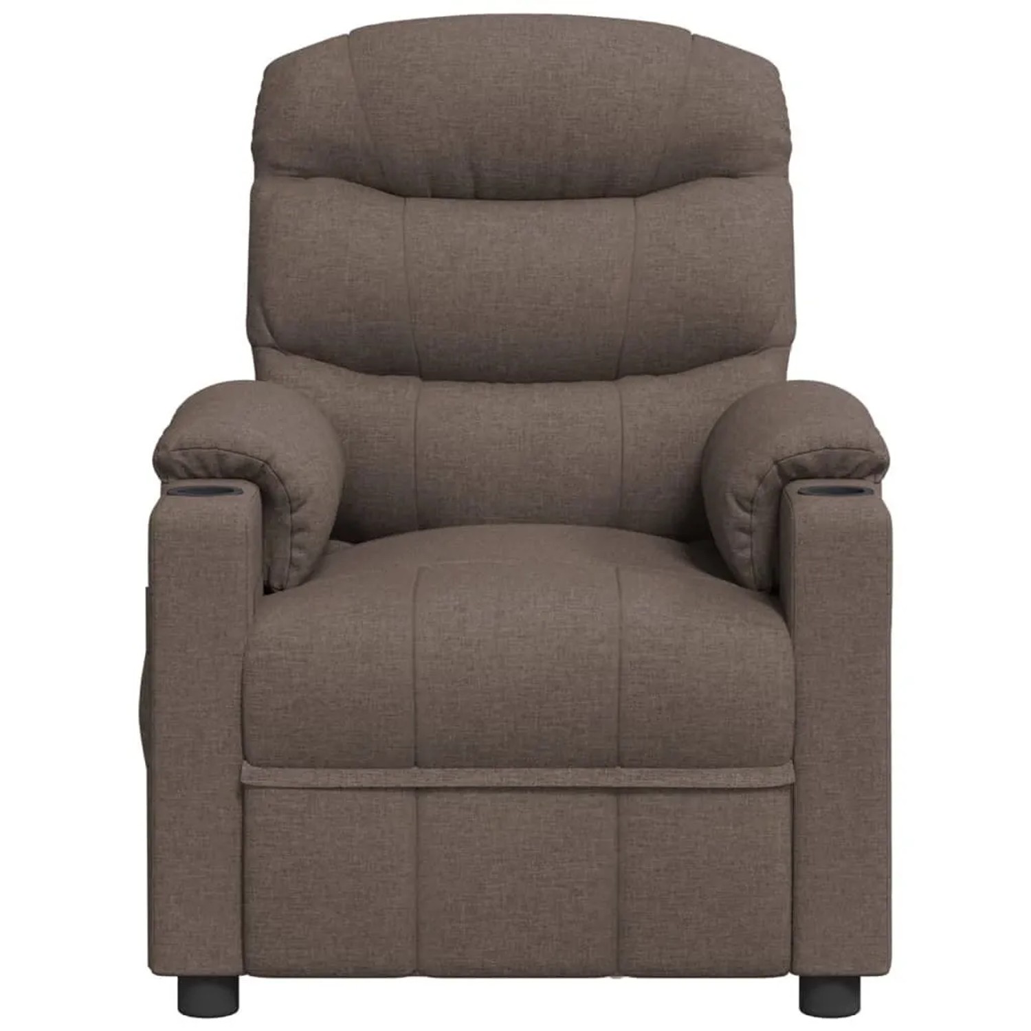 vidaXL Massagesessel Elektrisch Taupe Stoff 3143511_3