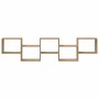 vidaXL Würfelregal 5 Fächer Artisan-Eiche Holzwerkstoff 860003_4