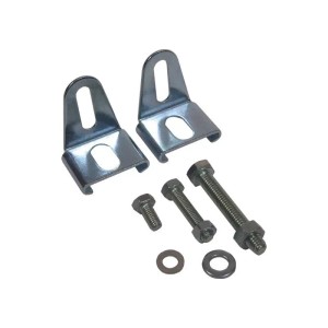 Befestigungssatz für Force Schutzbleche, bestehend aus Halterungen, Schrauben und Unterlegscheiben.
