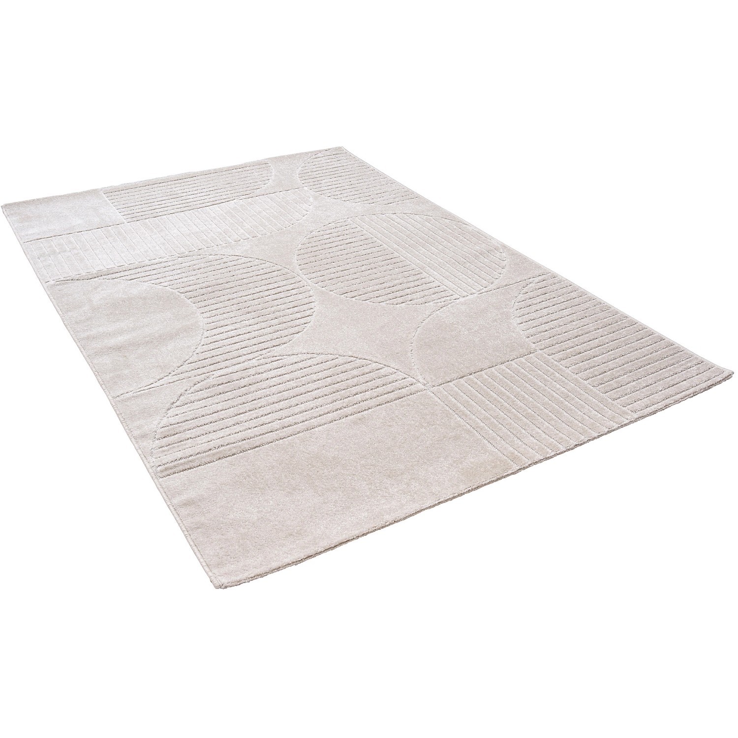 Pergamon In & Outdoor Teppich Flachgewebe Classy Creme Trend 200x290cm günstig online kaufen