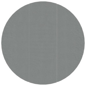 vidaXL Pool-Bodentuch Hellgrau Ø396 cm Polyester Geotextil 94226