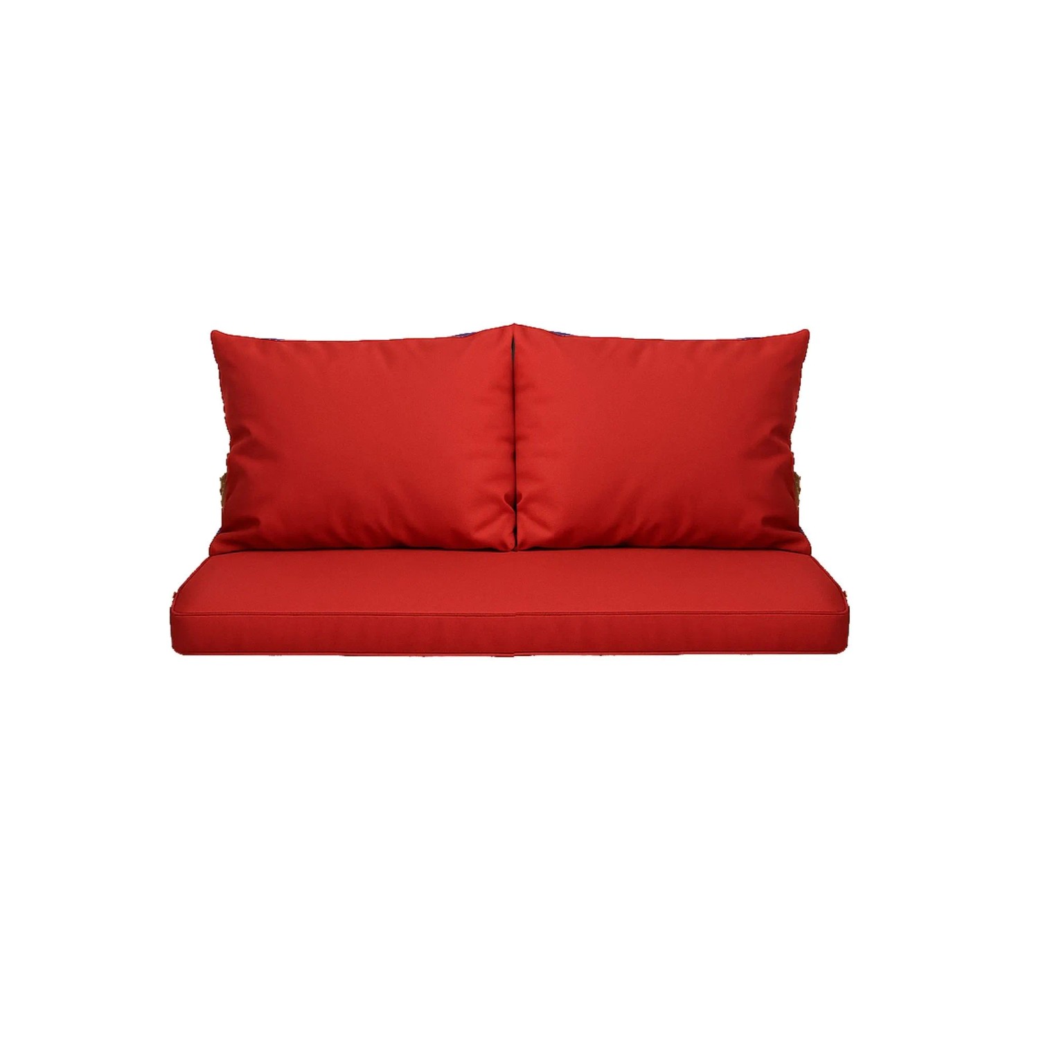 Setgarden Mix-Techno Gartenkissen Für Polyrattan Möbel 100×50×50 cm – Kissen Für 2 Sitzer Gartensofa 1tlg Rot
