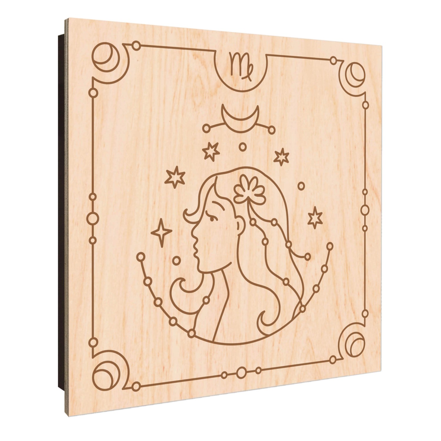 Banjado Großer Schlüsselkasten Holz 30x30cm Schwarz Scharnier Links 50 Hake günstig online kaufen