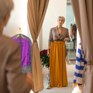 Relaxdays Kleidersack 6er Set Vlies PVC Grau Transparent 135 cm x 60 cm