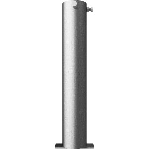 Schake Bodenhülse, feuerverzinkt, für Rohrpfosten Ø 60 mm mit 2 Verschraubungen.