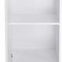 Weißer Optifit Küchenunterschrank Rurik986, 45 cm breit, mit Tür, Griff und Einlegeboden.