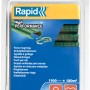 Rapid Ringklammern VR22, grün, 1100 Stück, für Zäune und Maschendraht.