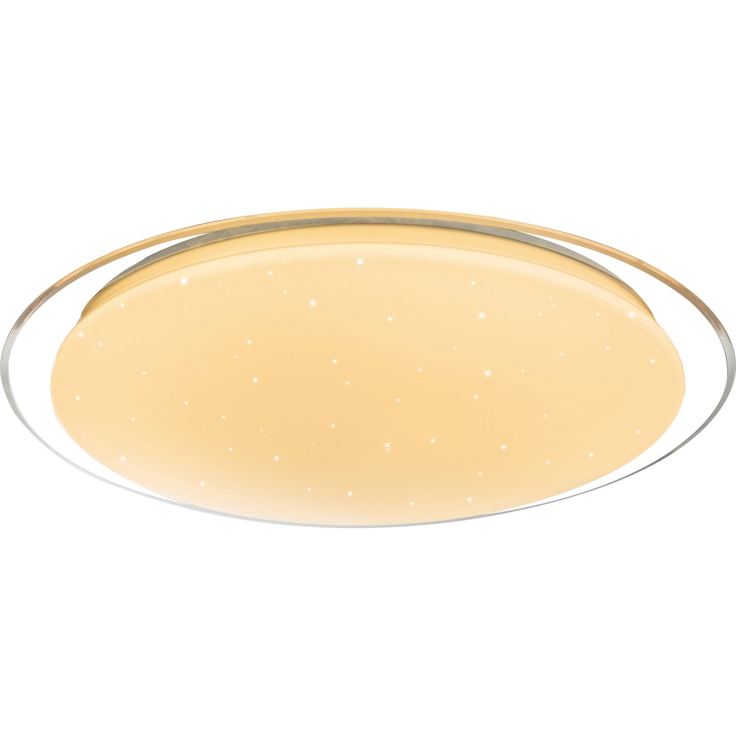 Globo LED-Deckenleuchte Sajama Sternenhimmeleffekt Weiß Ø 30 cm