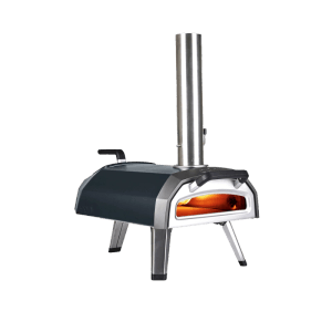 Ooni Karu 2 Pizzaofen, 2. Generation. Tragbarer Gasgrill mit Edelstahl-Schornstein.