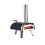 Ooni Karu 2 Pizzaofen, 2. Generation. Tragbarer Gasgrill mit Edelstahl-Schornstein.