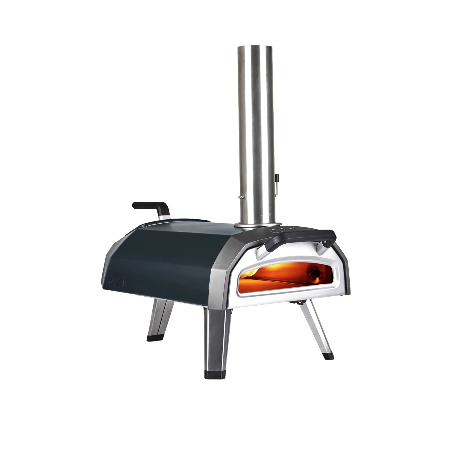 Ooni Karu 2 Pizzaofen, 2. Generation. Tragbarer Gasgrill mit Edelstahl-Schornstein.