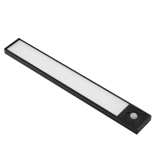 LUXULA LED Unterbauleuchte Akku CCT Warm -Kaltweiß Dimmbar Magnetische Schrankleuchte mit Bewegungsmelder Kabellos Küchenleiste Schwarz 30cm USB-C