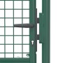 vidaXL Zauntor Stahl 100x125 cm Grün 145733_6