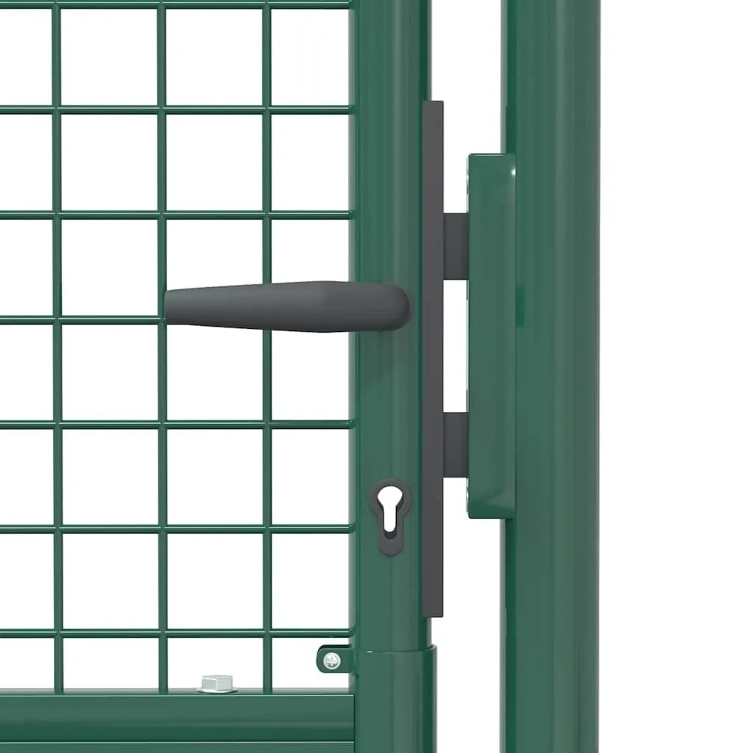 vidaXL Zauntor Stahl 100x125 cm Grün 145733_6