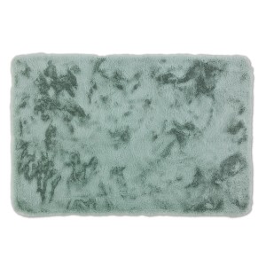 Mintfarbener Schöner Wohnen Badteppich Bali, 60x90 cm, kuschelig und waschbar.