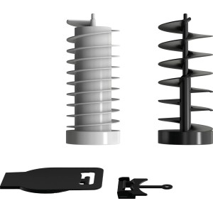 Juwel SmartFeed Förderschnecken-Set: Förderschnecken in Schwarz und Weiß, passend für Futterautomaten.