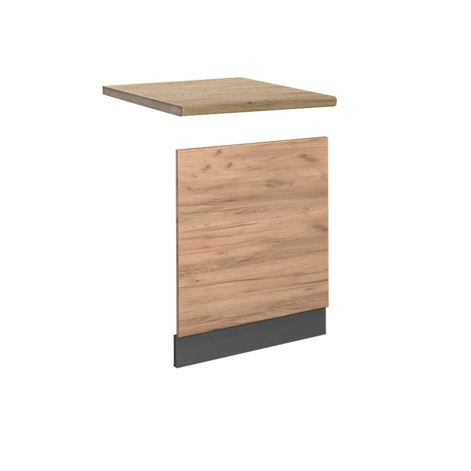 Vicco Frontblende Fame-Line Goldkraft Eiche Anthrazit 60 cm AP Eiche