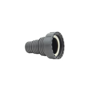 Stufen-Schlauchtülle, 56,6 mm, mit Innengewinde für 50/38/32 mm Schläuche, aus PP.