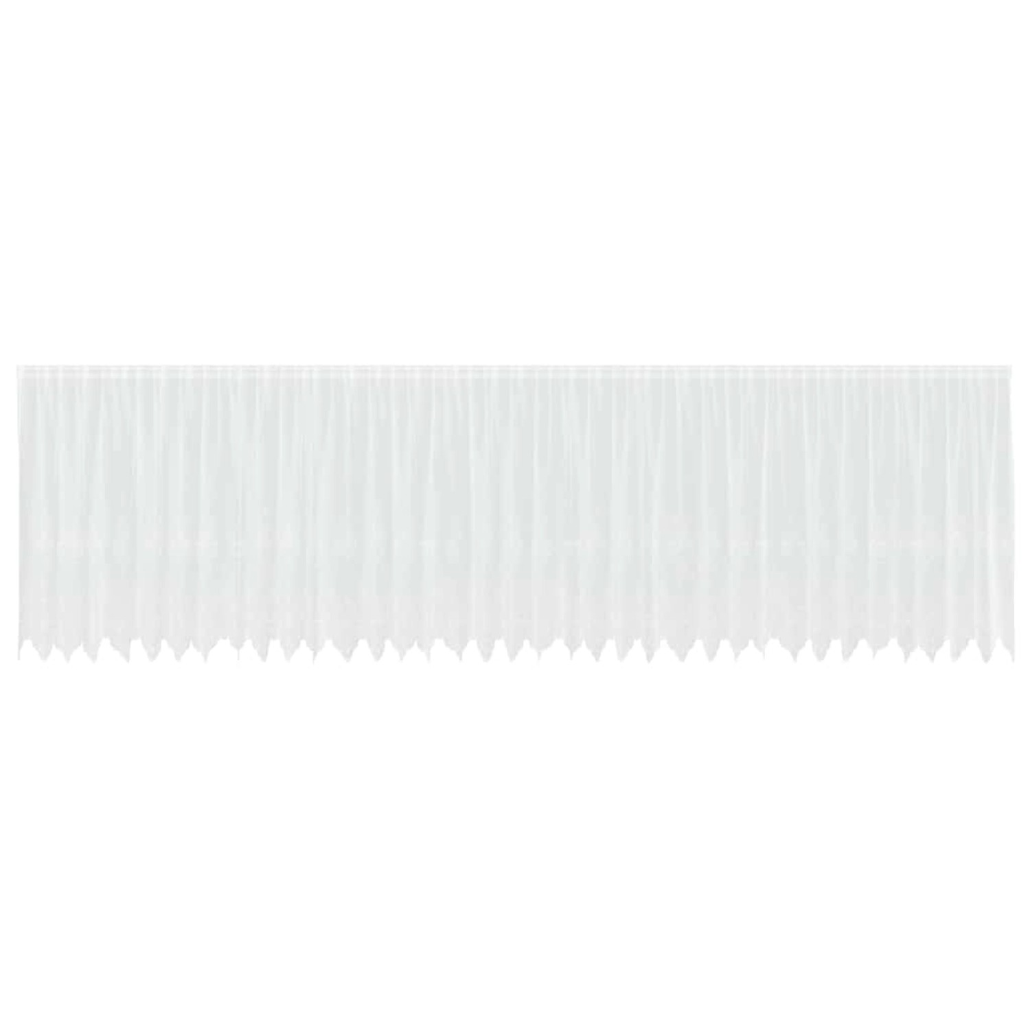 vidaXL Spitzenvorhang mit Vorhängen Weiß 900x180cm Polyester 4107961 günstig online kaufen