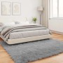 vidaXL Kunstschaffell Teppich Tafalla Grau 200 x 200 cm Polyester 42021533_4