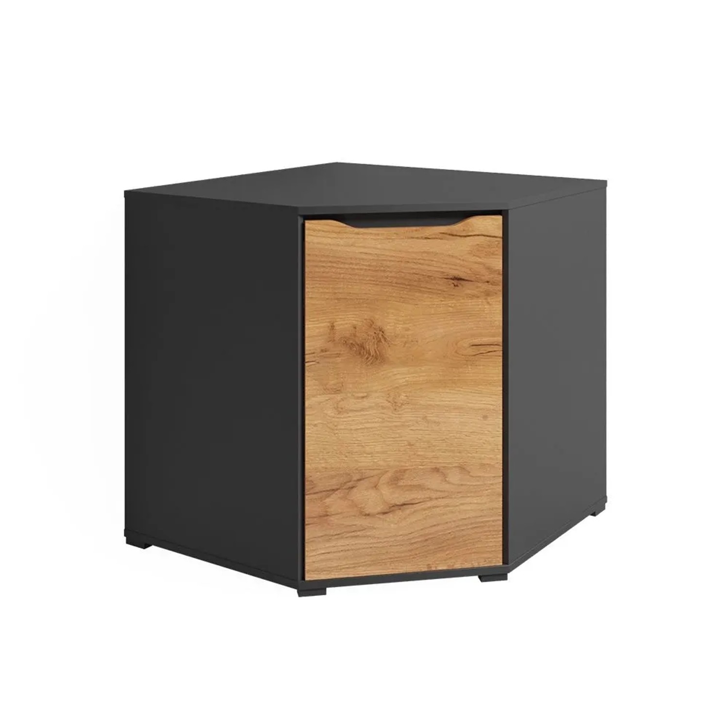 Vicco Kommode Ruben Goldkraft Eiche 78 x 77 mit Türen Art Nr 41622