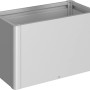 Biohort Pflanzbeet Belvedere Midi, Gr. 100, silber-metallic. Metall-Hochbeet für Garten und Balkon.